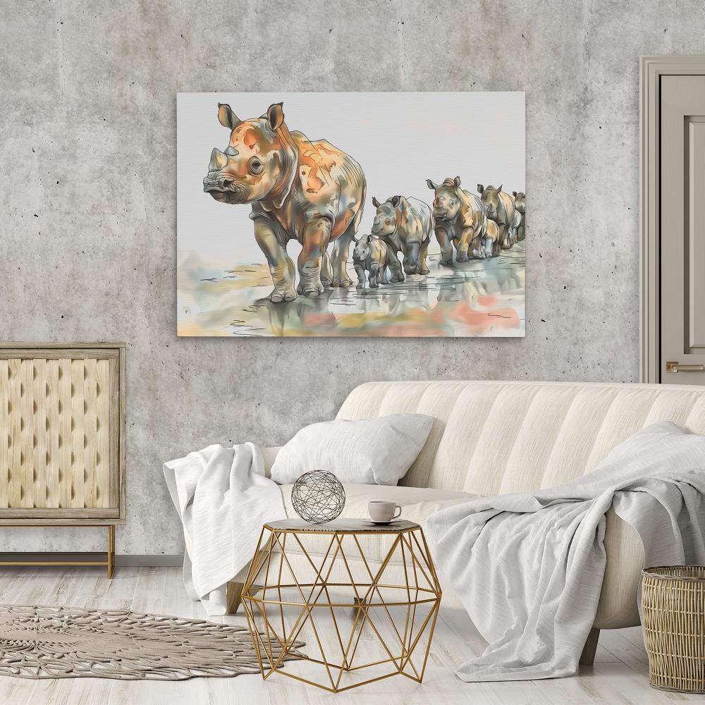 Trail of Horns - Luxury Wall Art