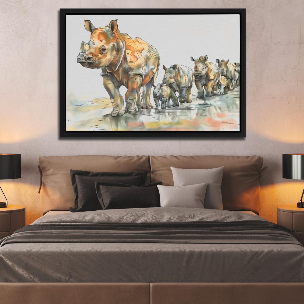 Trail of Horns - Luxury Wall Art