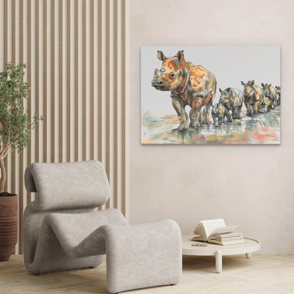 Trail of Horns - Luxury Wall Art