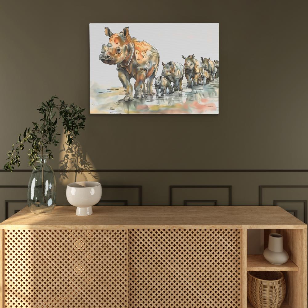 Trail of Horns - Luxury Wall Art