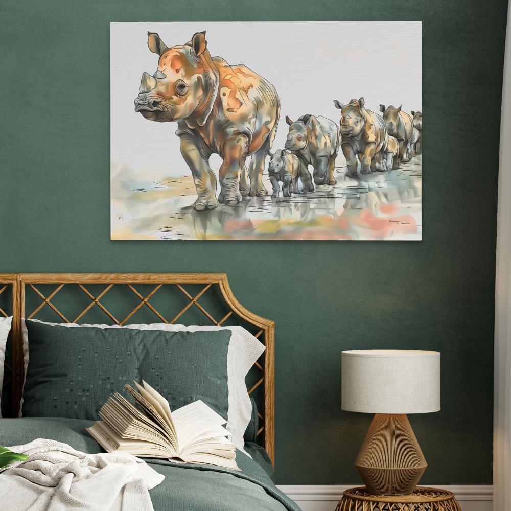 Trail of Horns - Luxury Wall Art