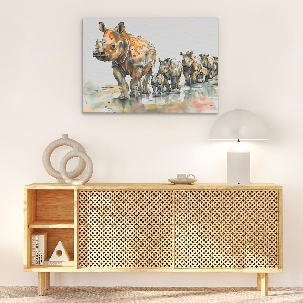 Trail of Horns - Luxury Wall Art