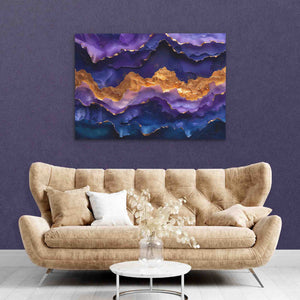 Tranquil Tones - Abstract Gold Canvas Wall Art