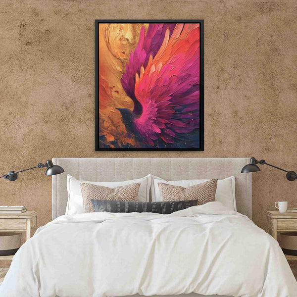 Tranquil Wings in a room