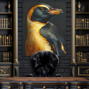 Treasured Penguin - Luxury Wall Art