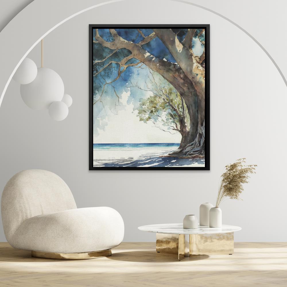 Tree by the Ocean - Luxury Wall Art
