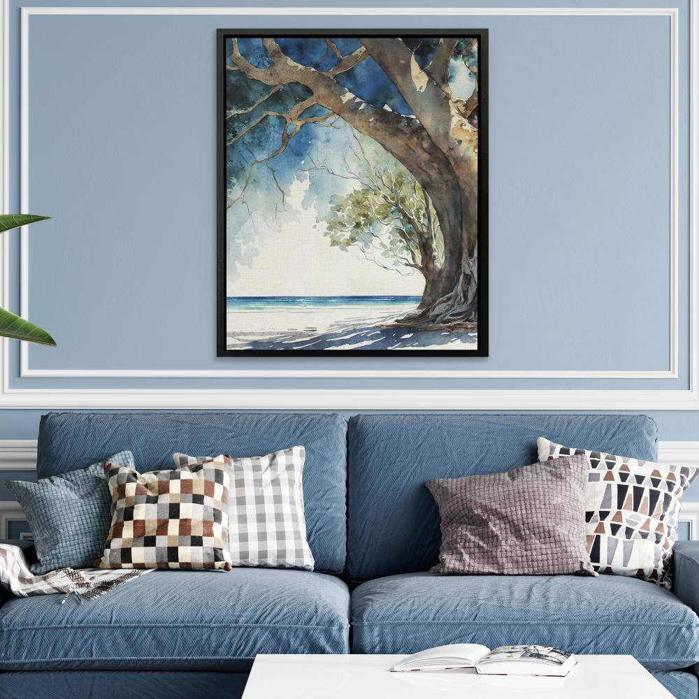 Tree by the Ocean - Luxury Wall Art