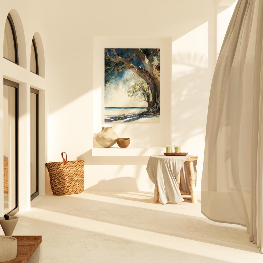Tree by the Ocean - Luxury Wall Art