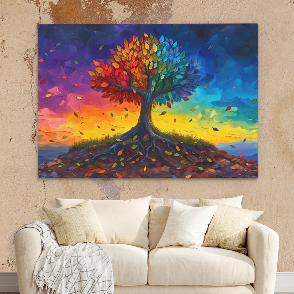 Tree of Rainbows - Luxury Wall Art