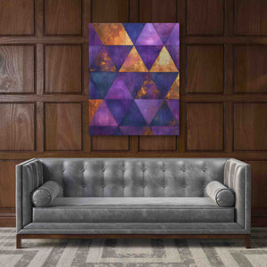 Triangular Gold - Luxury Wall Art