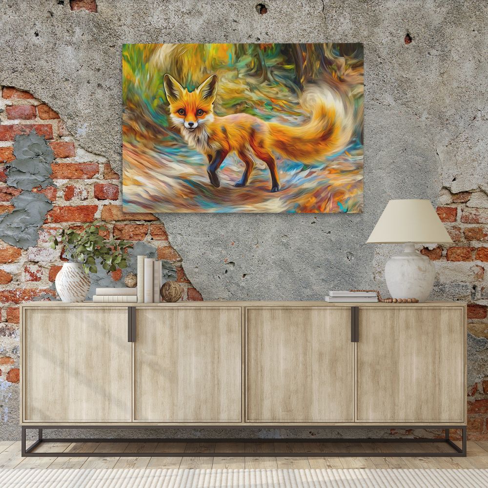 Tripping Fox - Luxury Wall Art