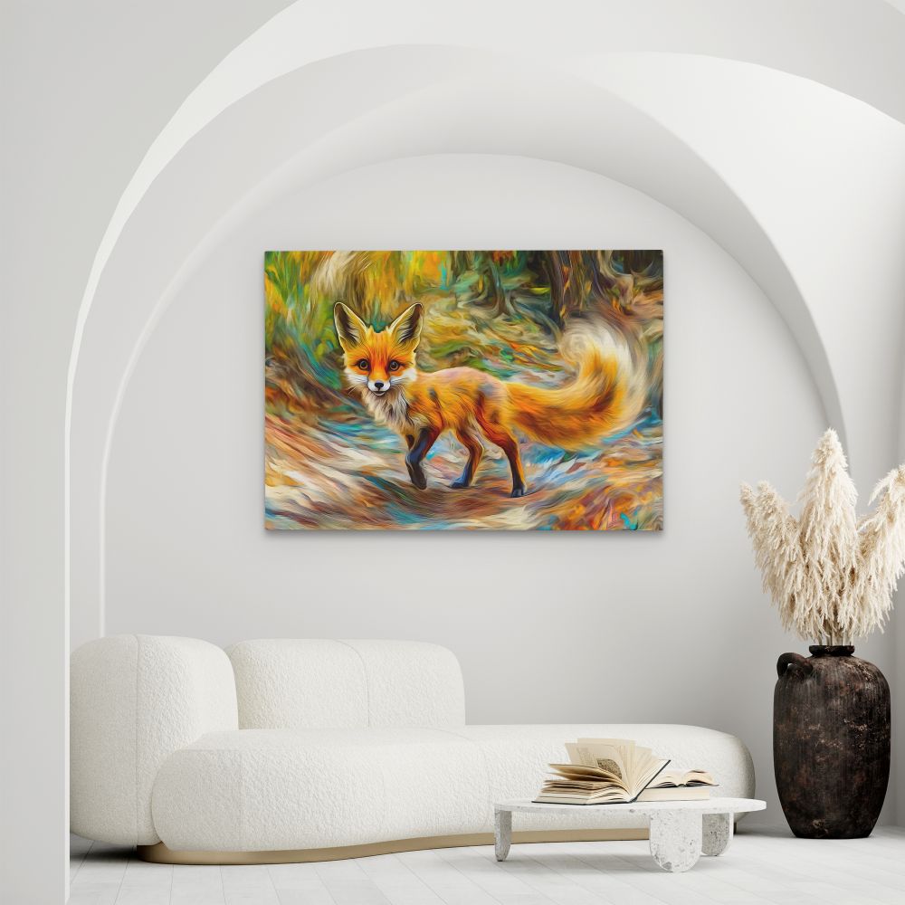 Tripping Fox - Luxury Wall Art