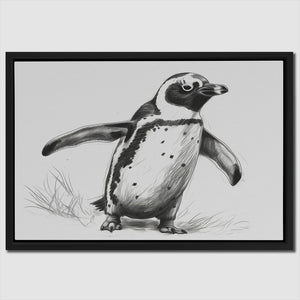 Trolling Penguin - Luxury Wall Art