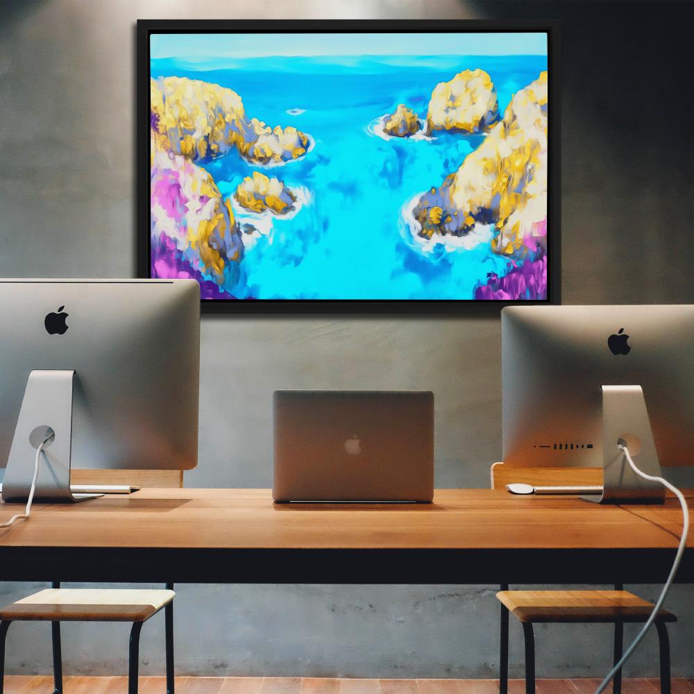 Tropical Blue Bay - Luxury Wall Art