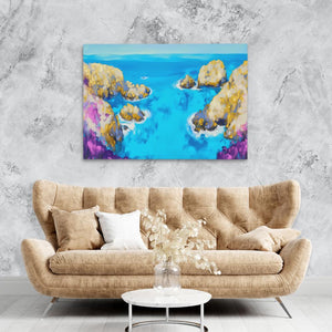 Tropical Blue Bay - Luxury Wall Art