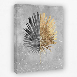 Tropical Leaf Gold - Luxury Wall Art