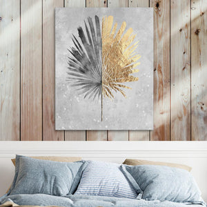 Tropical Leaf Gold - Luxury Wall Art