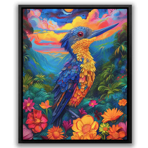 Tropical Rain Forest Bird - Luxury Wall Art