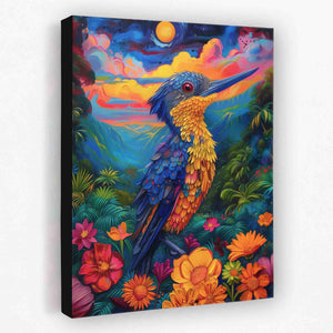 Tropical Rain Forest Bird - Luxury Wall Art