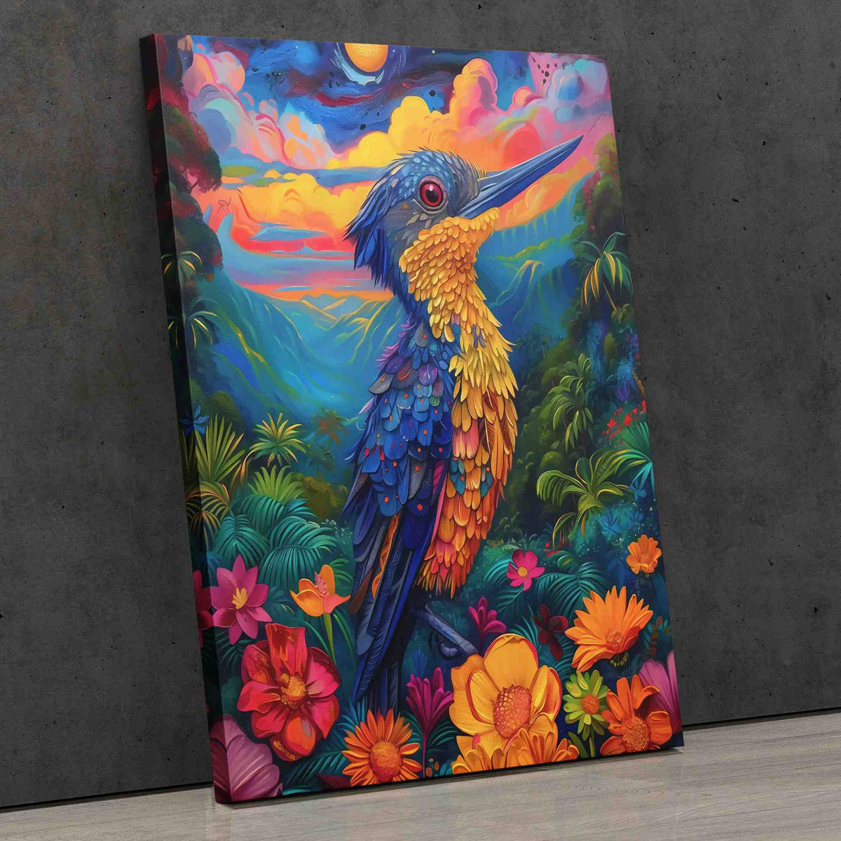 Tropical Rain Forest Bird - Luxury Wall Art