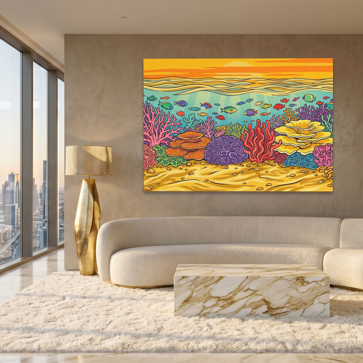 Tropical Waters Abundance — Tropical Waters Abundance White Gold Lux Land 240