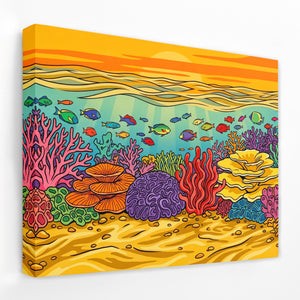 Tropical Waters Abundance — Tropical Waters Abundance Landscape   Side View   Mirror Wrap 183