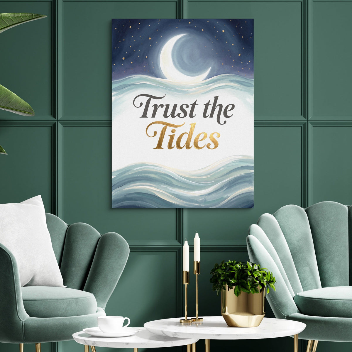 Trust The Tides - Luxury Wall Art