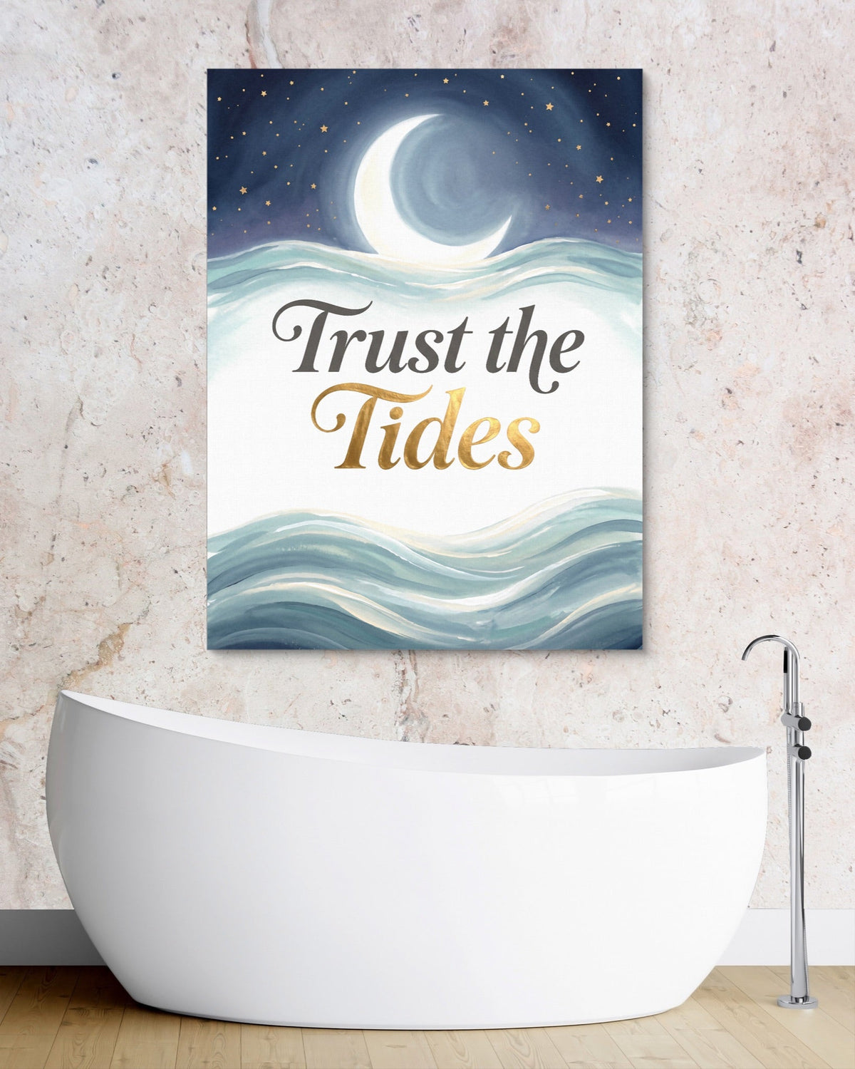 Trust The Tides - Luxury Wall Art