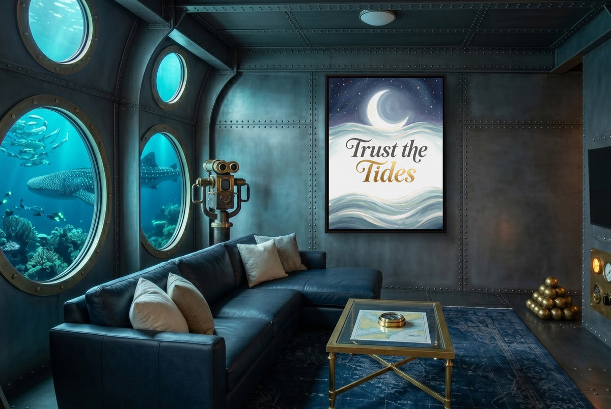 Trust The Tides - Luxury Wall Art