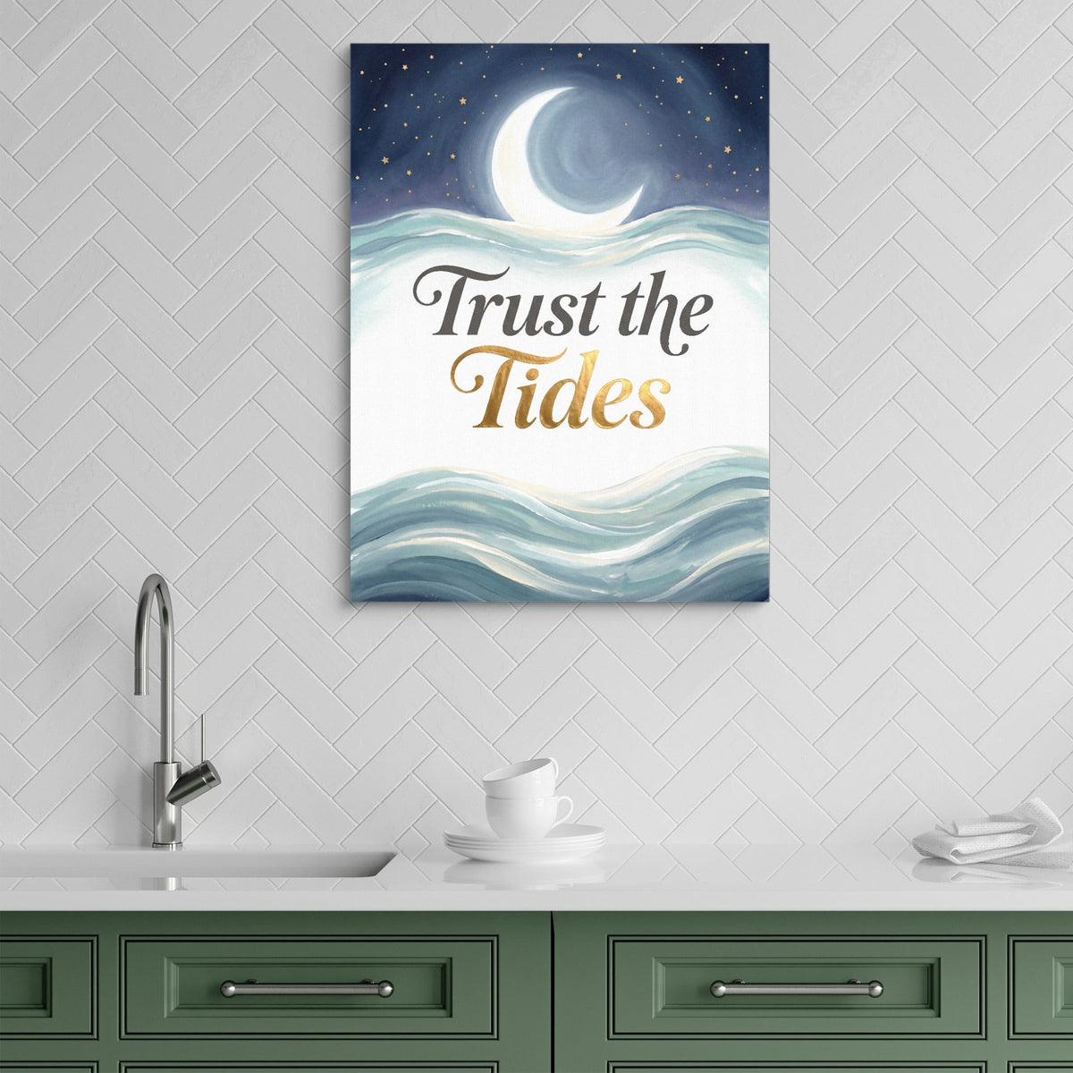 Trust The Tides - Luxury Wall Art