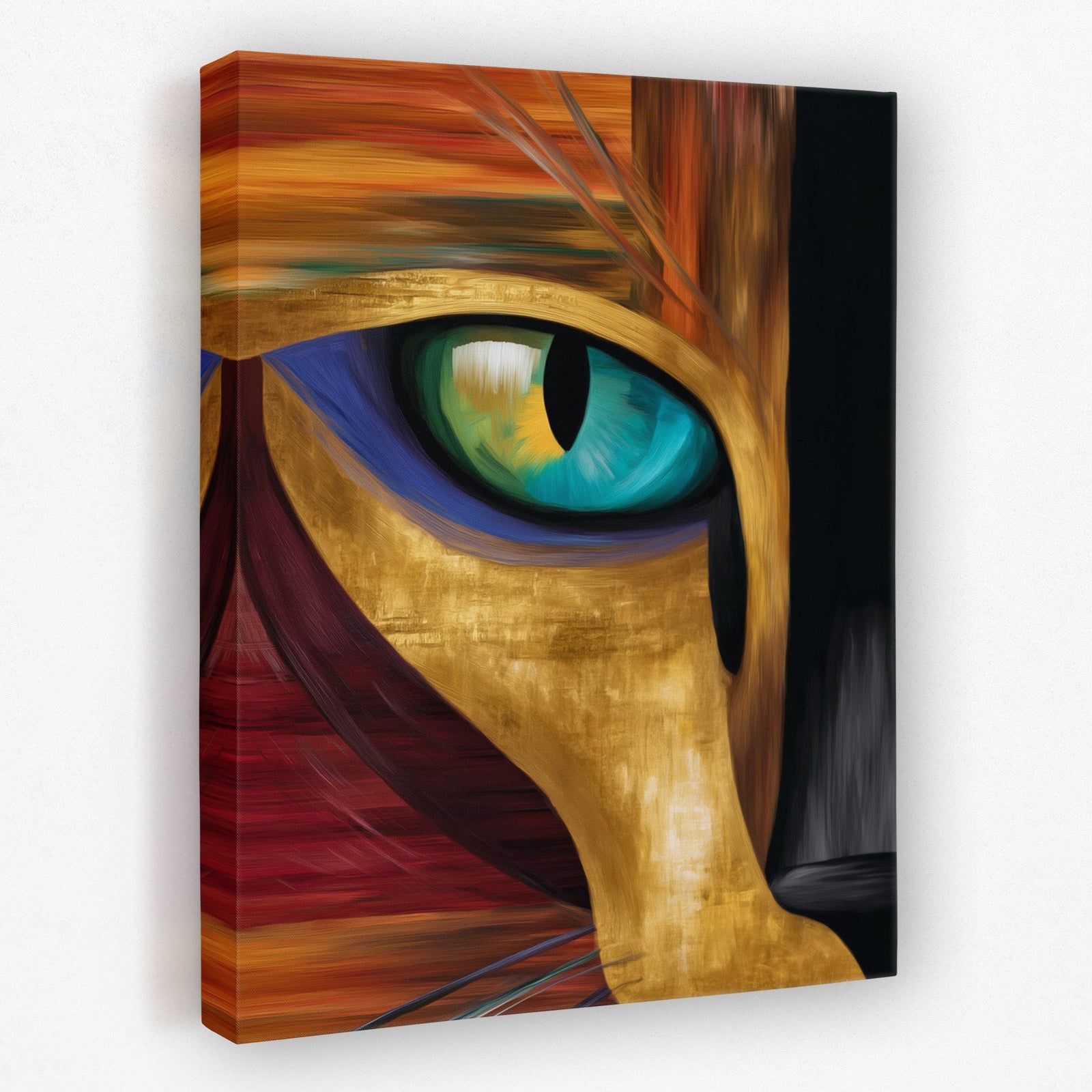 Turquoise Flame Watcher - Luxury Wall Art