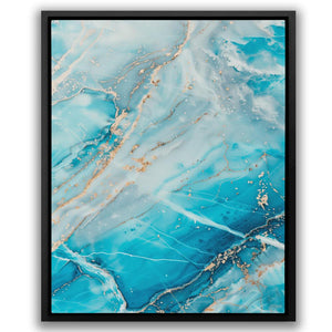 Turquoise Layers - Luxury Wall Art