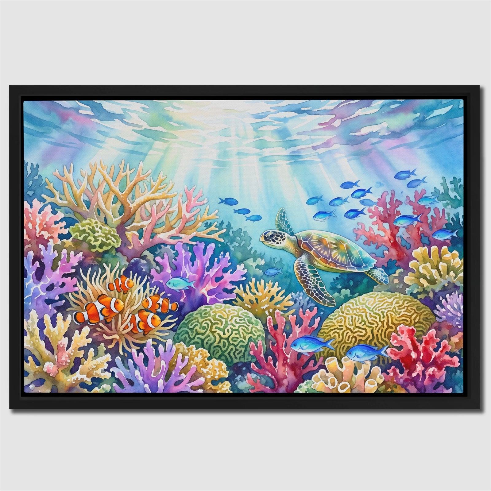 Turtle Sunlit Waters — Turtle Sunlit Waters Close Up Landscape 13