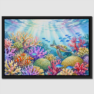 Turtle Sunlit Waters — Turtle Sunlit Waters Close Up Landscape 13