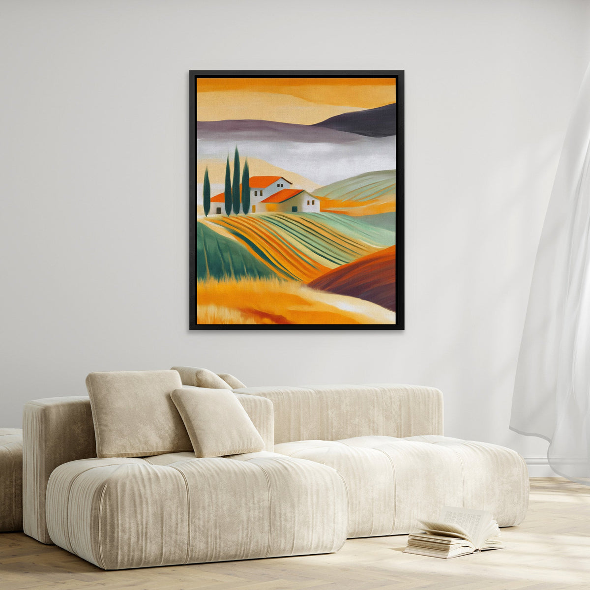 Tuscan Golden Valley - Luxury Wall Art