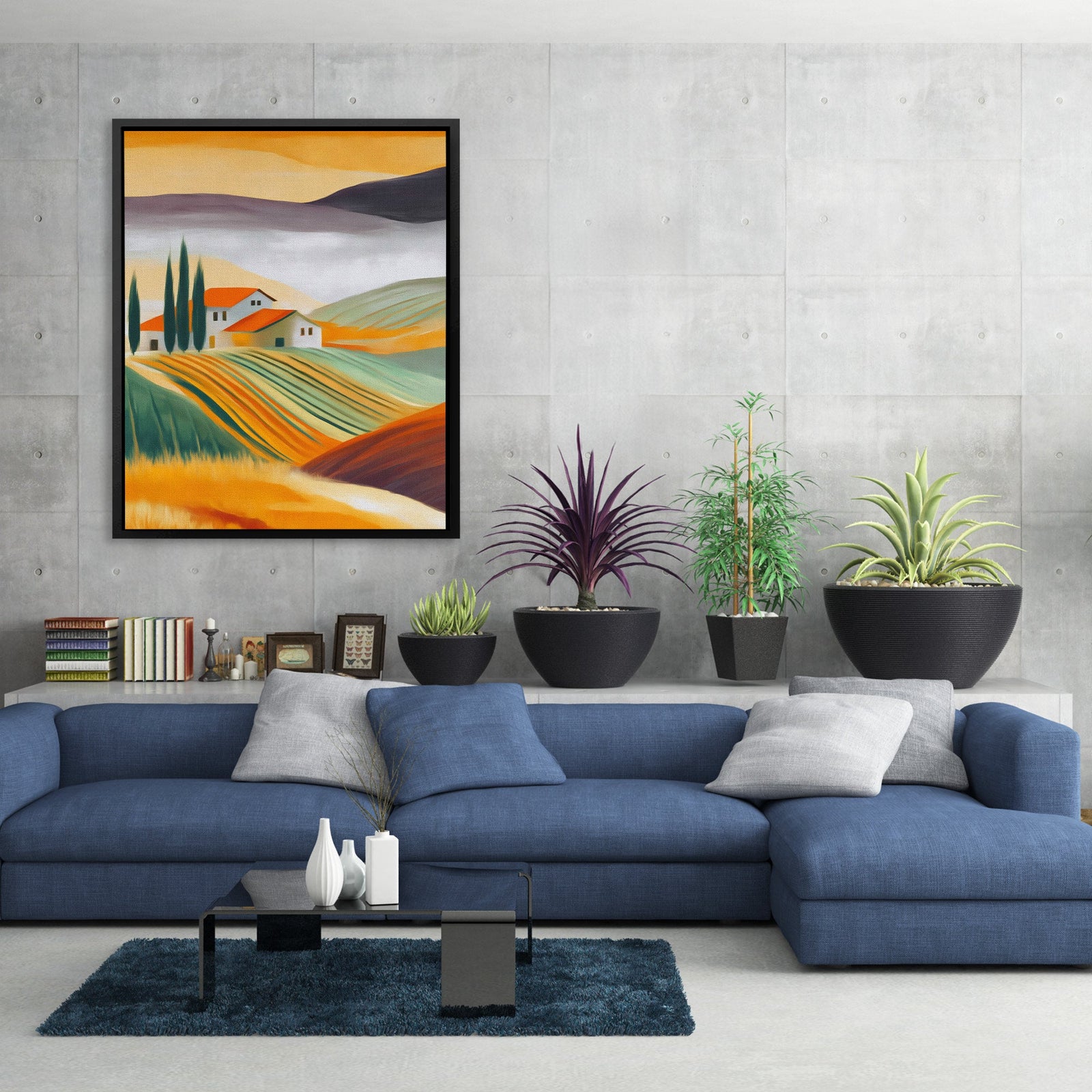 Tuscan Golden Valley - Luxury Wall Art