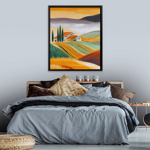 Tuscan Golden Valley - Luxury Wall Art