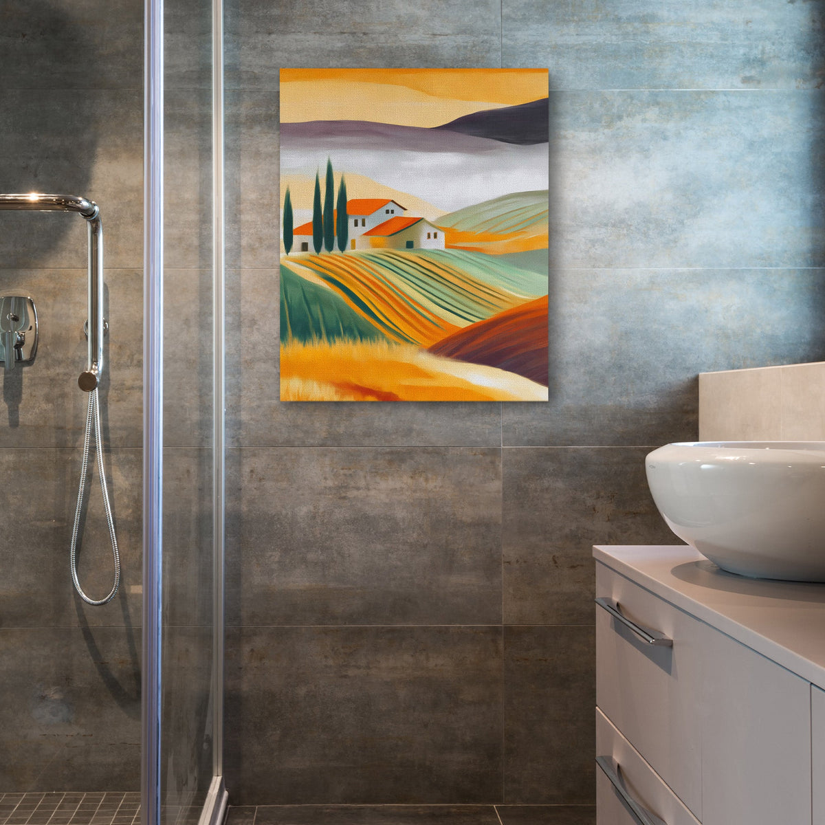 Tuscan Golden Valley - Luxury Wall Art