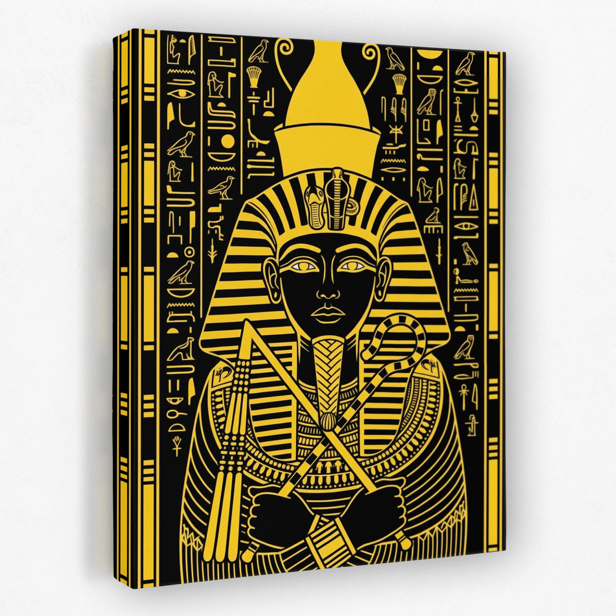 Tutankhamun Gold Regalia — Tutankhamun Gold Regalia Portrait   Side View   Mirror 54