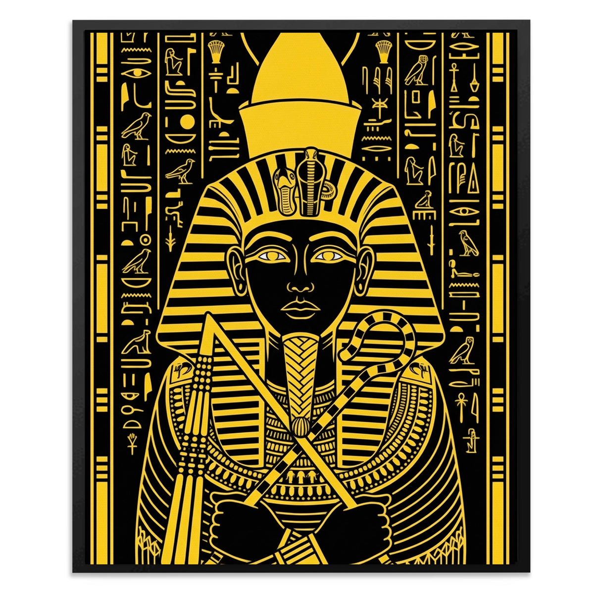Tutankhamun Gold Regalia — Tutankhamun Gold Regalia Front Facing Portrait2 90