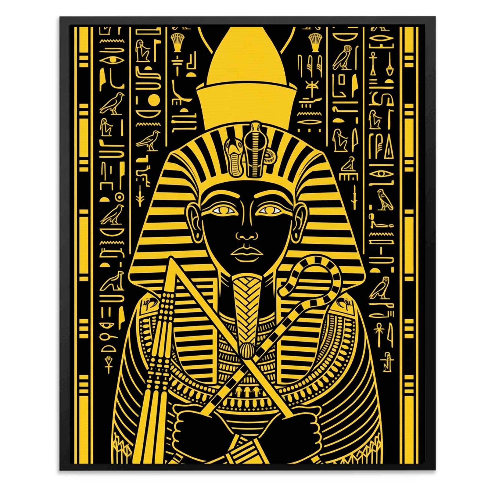 Tutankhamun Gold Regalia — Tutankhamun Gold Regalia Front Facing Portrait2 90