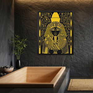 Tutankhamun Gold Regalia — Tutankhamun Gold Regalia Bamboo Bathroom Port 18