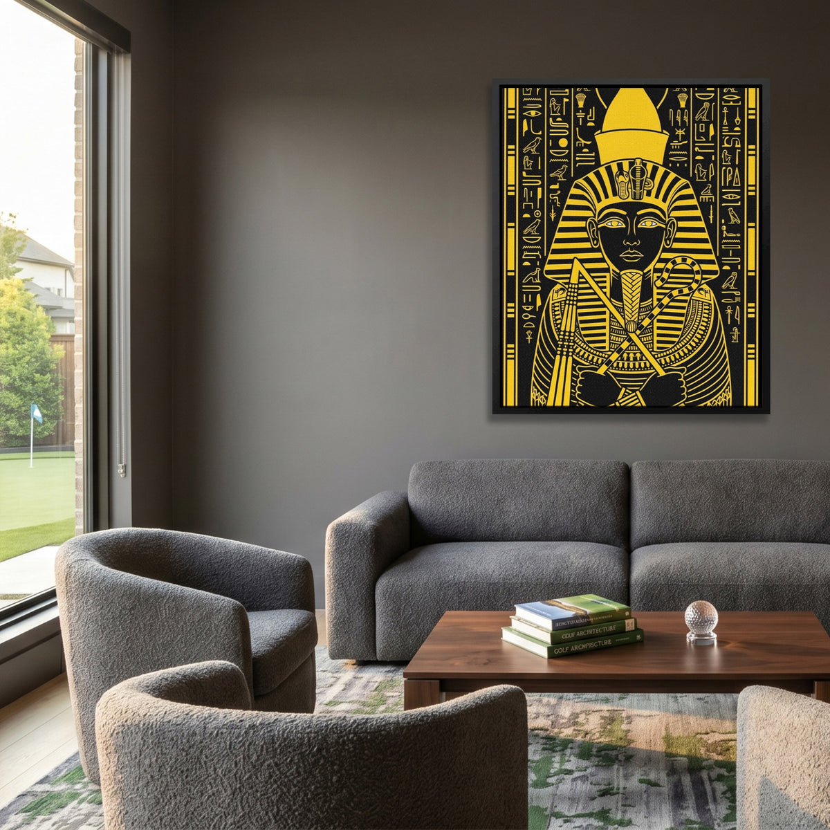 Tutankhamun Gold Regalia — Tutankhamun Gold Regalia Golf Course House Port 108