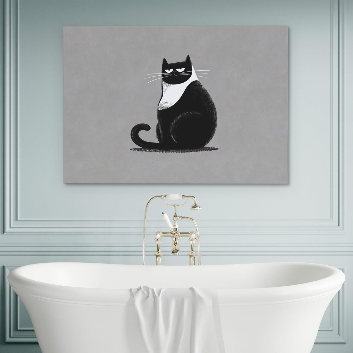 Tuxedo Composure - Luxury Wall Art
