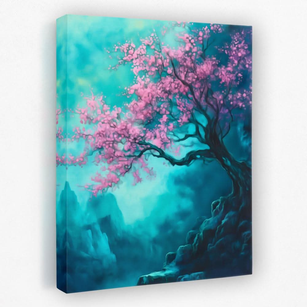 Twilight Blossoms - Floral Canvas Wall Art