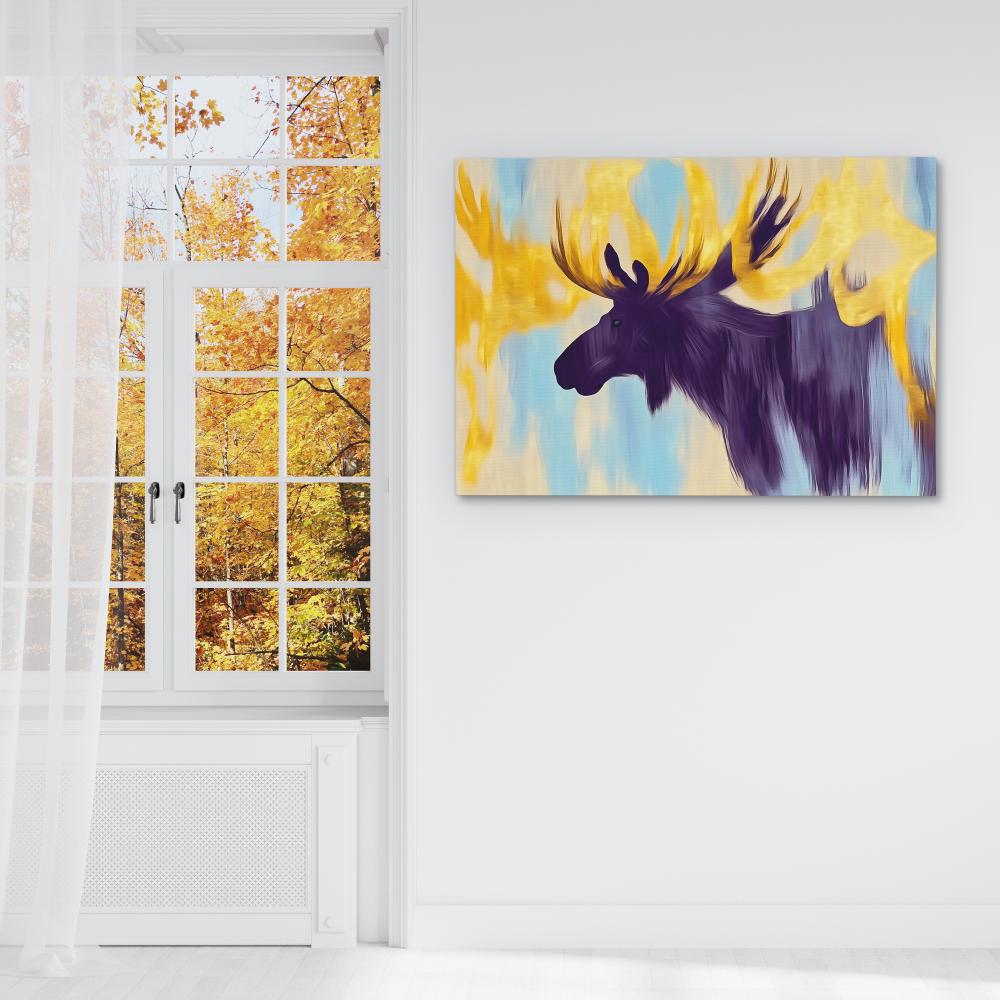 Twilight Glow Moose - Luxury Wall Art