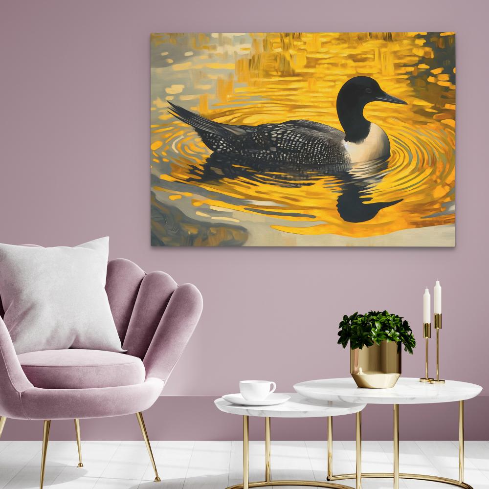 Twilight Loon - Luxury Wall Art