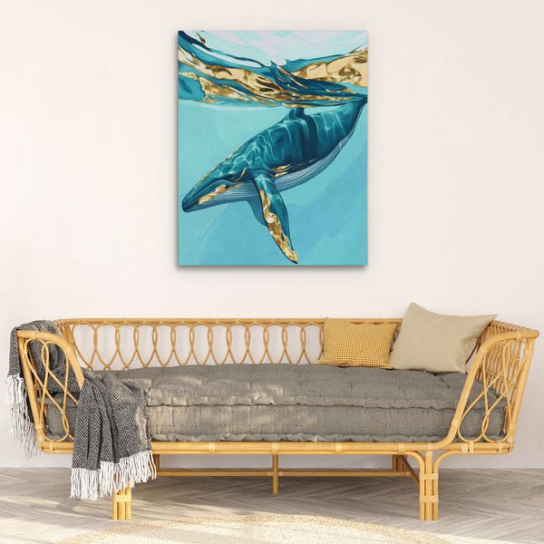 Underwater Serenity in a room