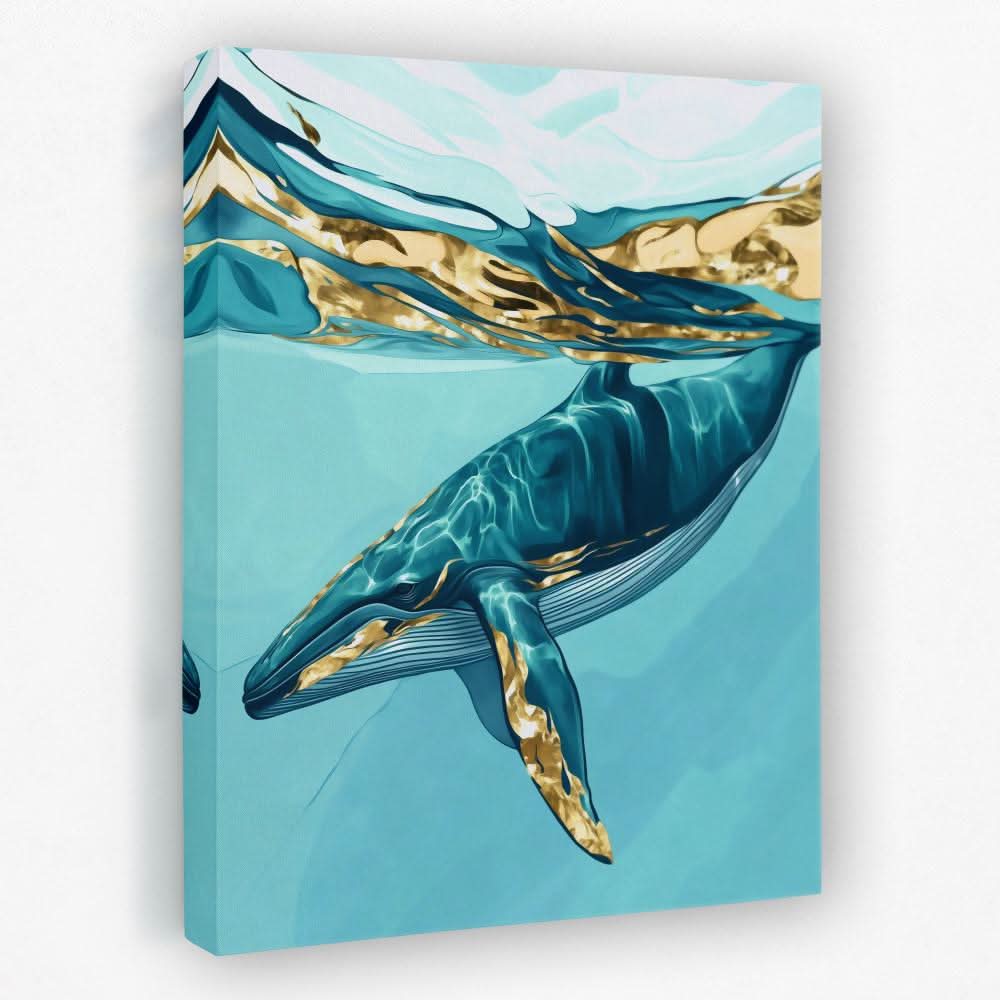 Underwater Serenity - Coastal Canvas Wall Art