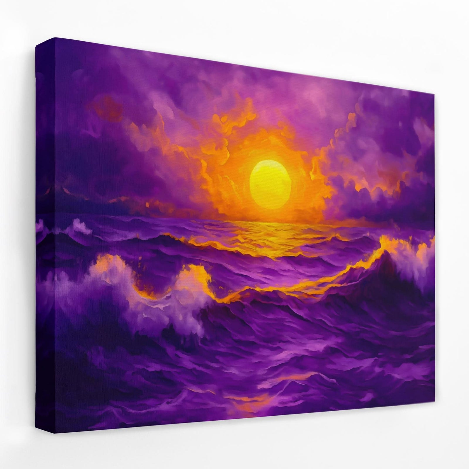 Untamed Ocean Beauty - Beach Canvas Wall Art